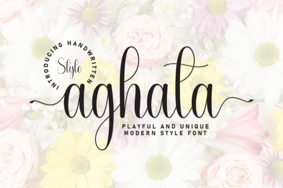 Aghata: A Handwritten Font for Makers