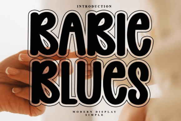 Babie Blues: A Bold Handwritten Font for Editorial Design