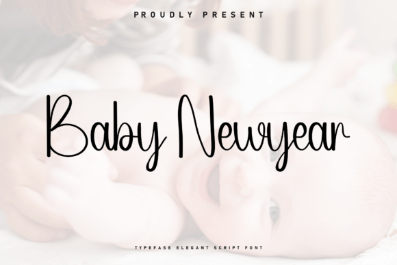 Baby Newyear: A Script Font for Editorial Design