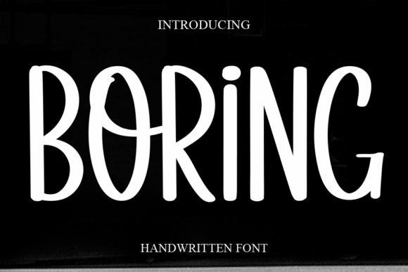 Boring Font: A Sweet Typeface for Branding