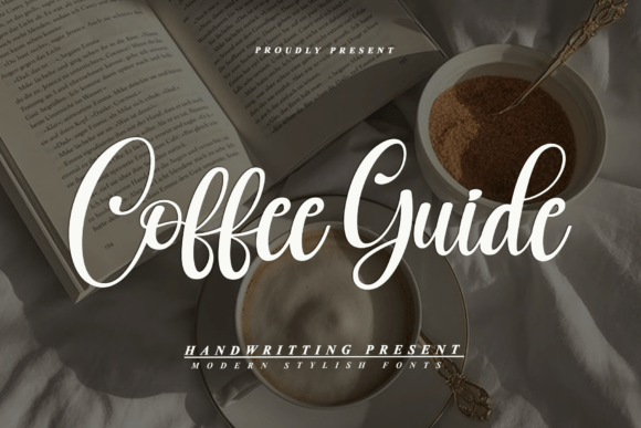 Coffee Guide: A Script Font for Modern Branding