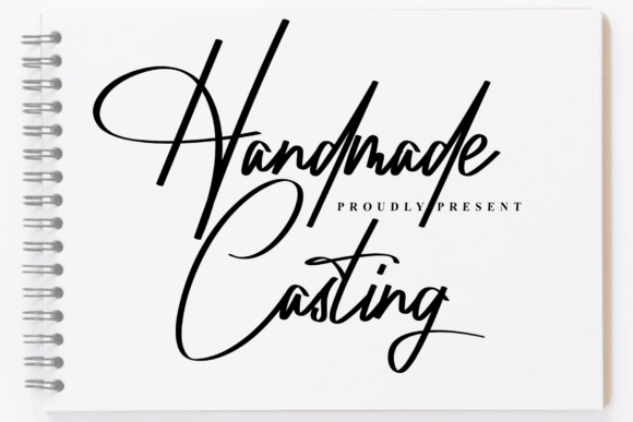 Handmade Casting: A Script Font for Polished Branding