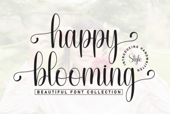 Happy Blooming Font: Elevate Your Campaign Design