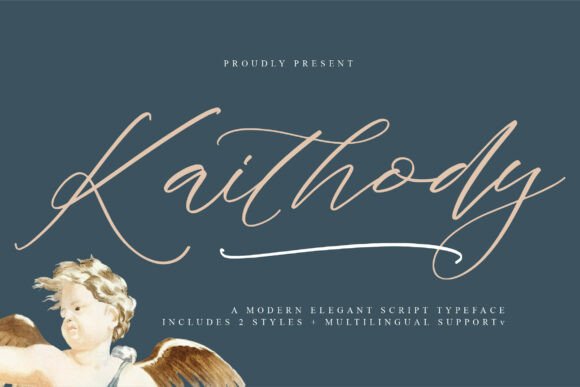 Kaithody Font: Elegant Script for Crafters