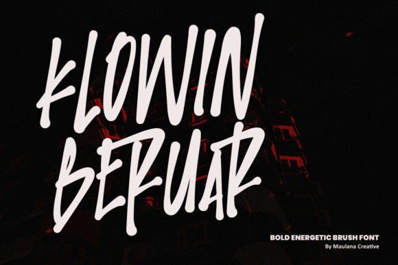 Klowin Beruar Font for Crafters