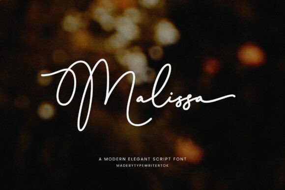 Malissa: A Modern Handwritten Font for Editorial Design