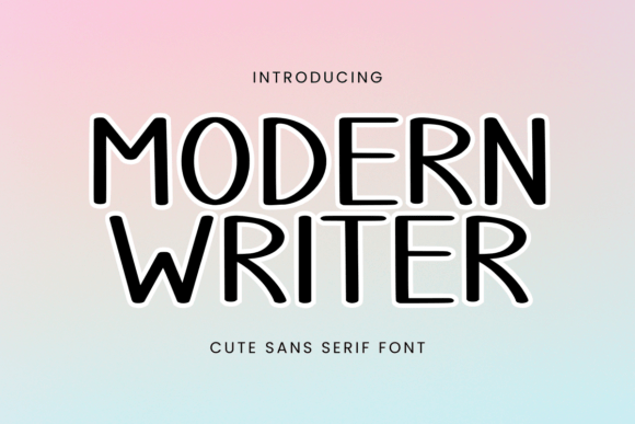 Modern Writer: A Handwriting Font for Bold Branding