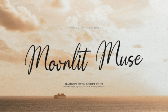 Moonlit Muse: The Handwritten Font That Elevates Brand Identity