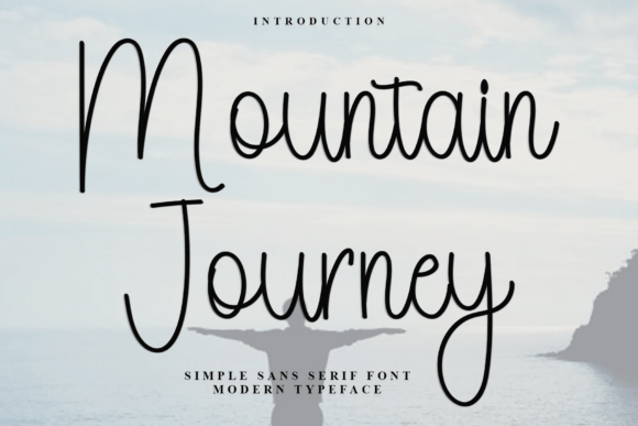 Mountain Journey Font Review for Festive Branding
