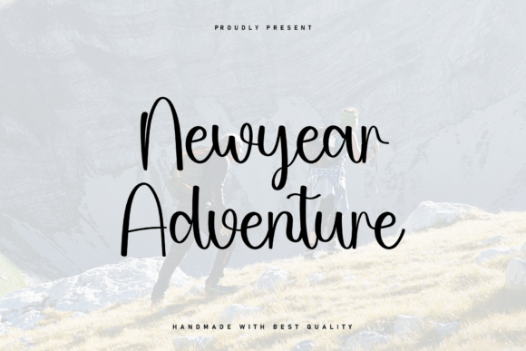 Newyear Adventure Font for Crafters