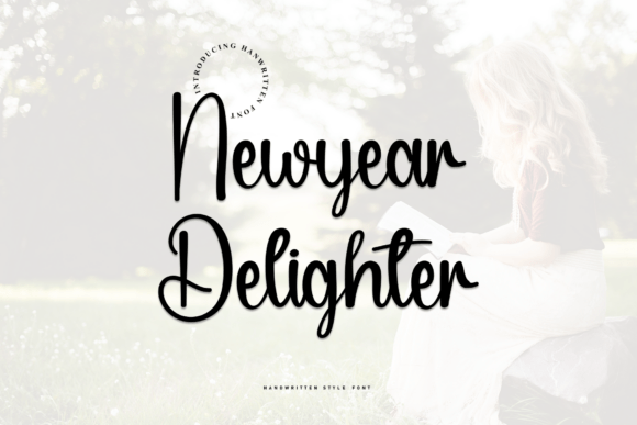 Newyear Delighter: A Handwritten Font for Festive Campaigns