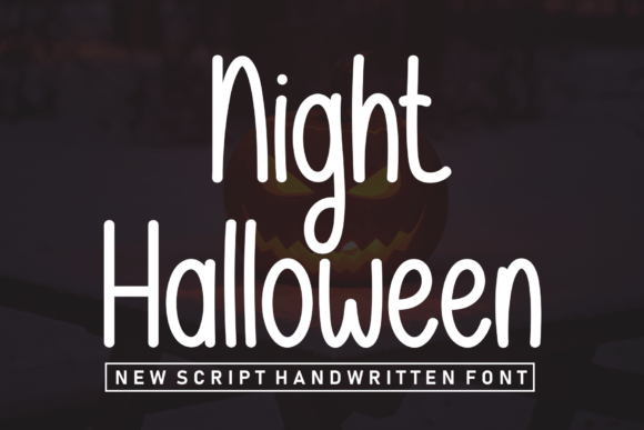 Night Halloween: A Playful Display Font for Editorial Design