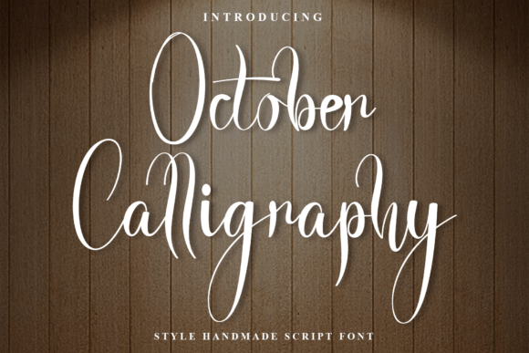 October Calligraphy: A Typeface for Editorial Elegance
