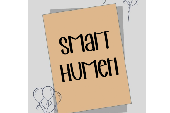 Smart Humen: A Minimal Typeface for Editorial Design