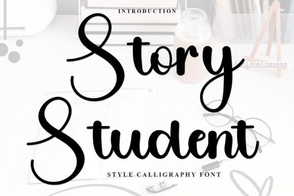 Story Student Typeface for Festive Campaigns