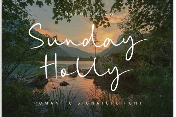 Sunday Holly: The Script Font That Elevates Campaigns