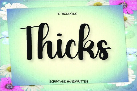 Thicks Typeface: A Designer’s Guide to Romantic Branding