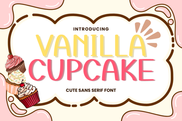 Vanilla Cupcake Font for Handmade Creators