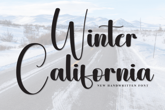 Winter California: A Script Font for Modern Web Design