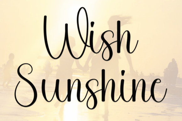 Wish Sunshine Typeface for Festive Campaigns
