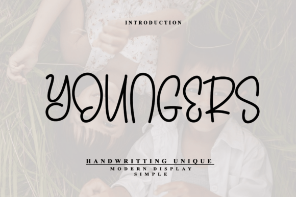 Youngers Font: A Handwritten Typeface for Makers